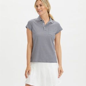 Renwick Women's Striped Polo Shirt